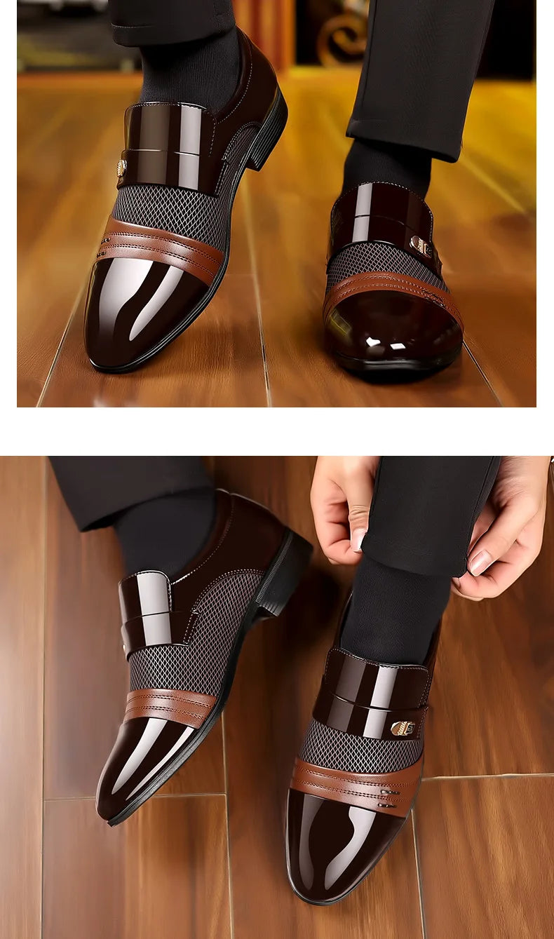 Lucien Patent Oxfords – Pure Gloss, Power Moves