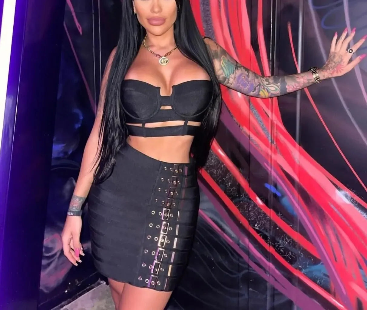 Raya Bandage Set – Top & Pencil Skirt Edition