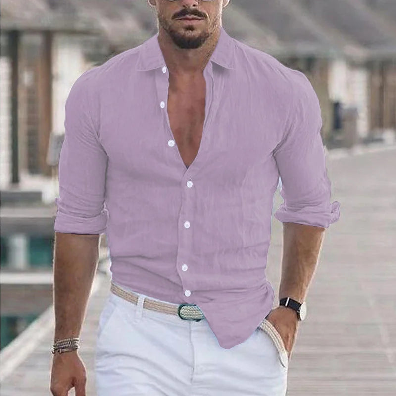 Rafe Cotton-Linen Shirt – Airform Edition
