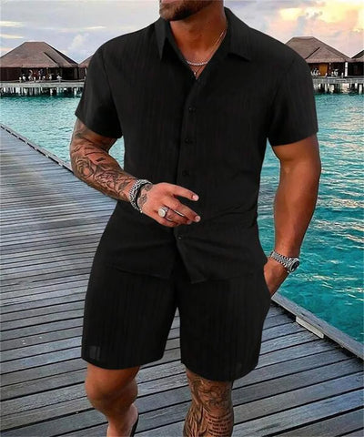 Zayne Coastline Set – Men’s Summer Luxe Two-Piece