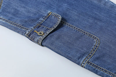 Drift Cargo Shorts – Denim Bermuda Edition