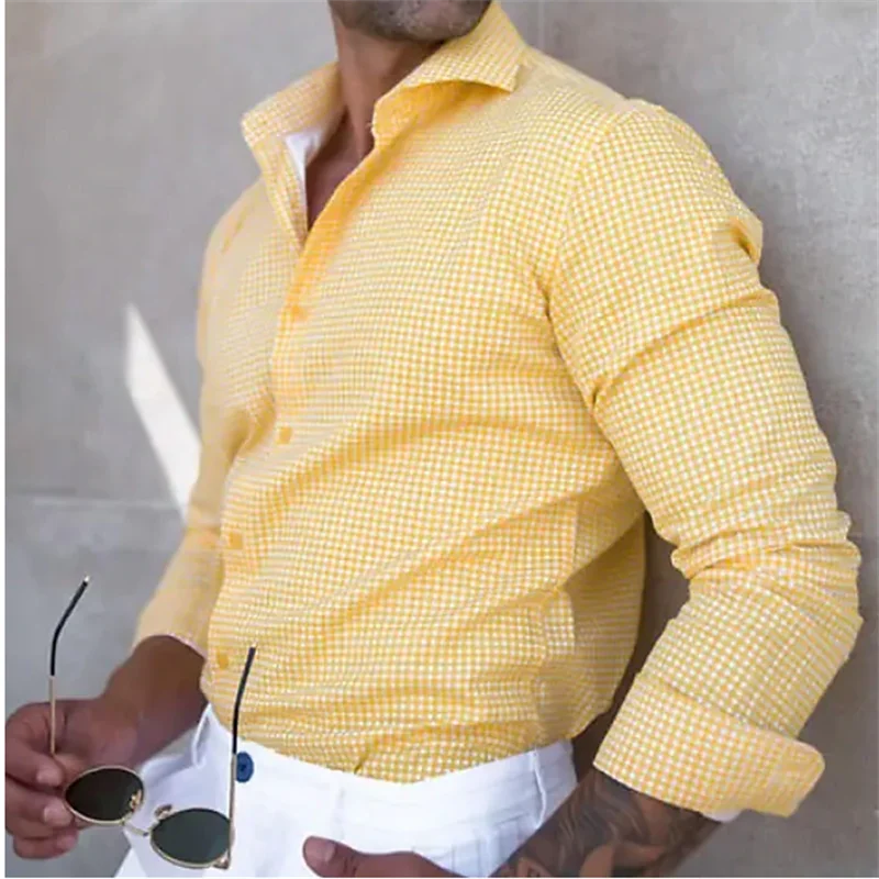 Kai Urban Plaid – Men’s Street Style Button-Up Shirt