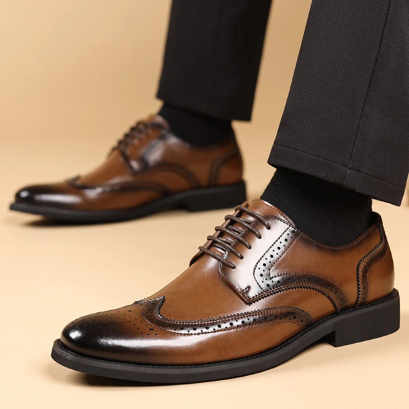 Calix Leather Dress Shoes – Classic Edge, Effortless Authority