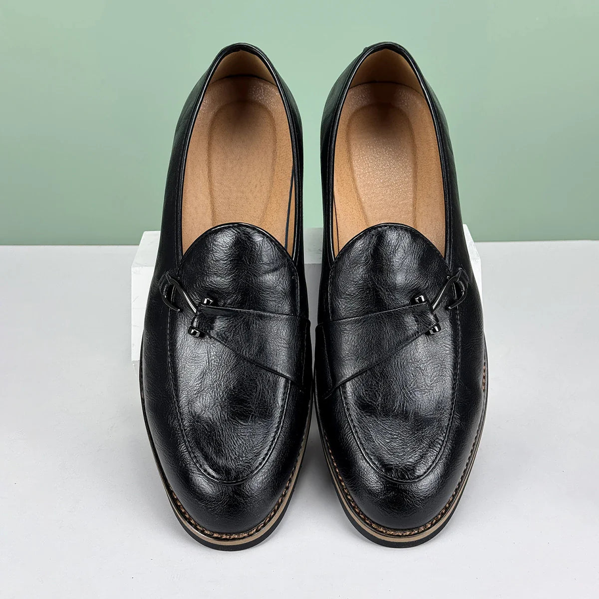 Leon Premium Leather Loafers – Classic Style with Modern Edge
