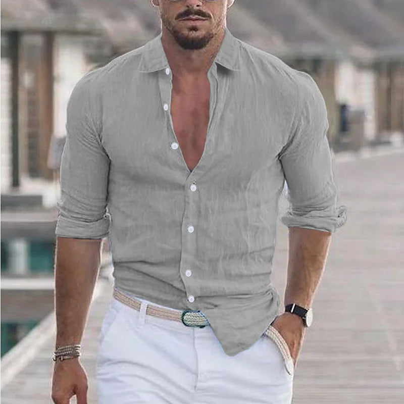 Rafe Cotton-Linen Shirt – Airform Edition