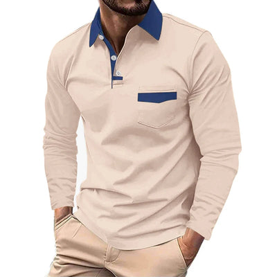 Kael Stitch Polo Shirt – Contrast Pocket Edition
