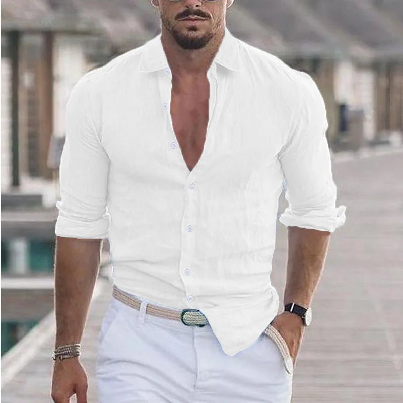 Rafe Cotton-Linen Shirt – Airform Edition