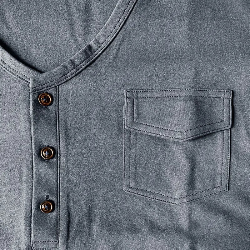 Niko V-Neck Pocket Tee – FlexFit Edition