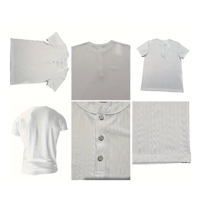 Eron Striped Knit Henley – Ease Line Edition