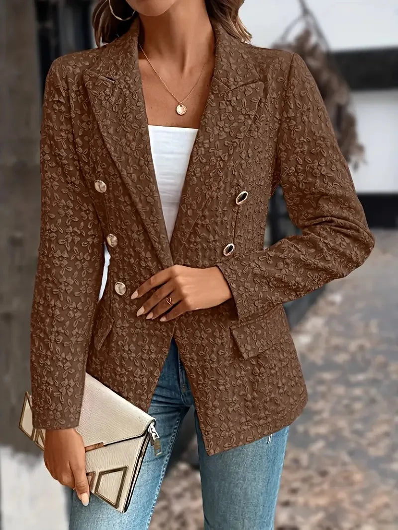 The Azure Double-Breasted Blazer
