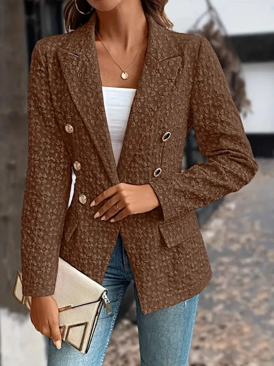 The Azure Double-Breasted Blazer