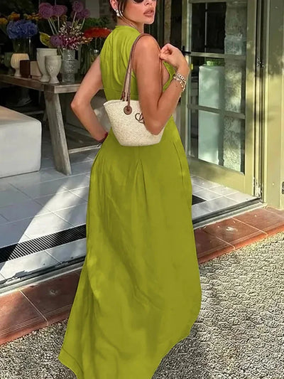 Elara Pleated Maxi – Summer 2025 Edition