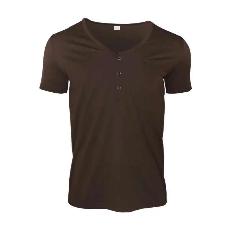 Niko V-Neck Pocket Tee – FlexFit Edition