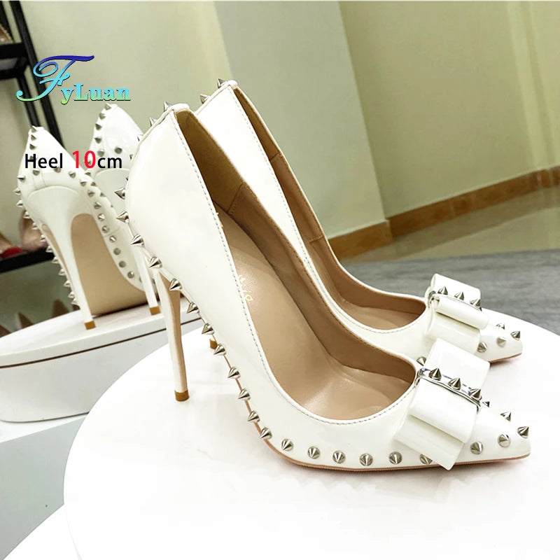 Tira Bow  Pointed High Stiletto Heels