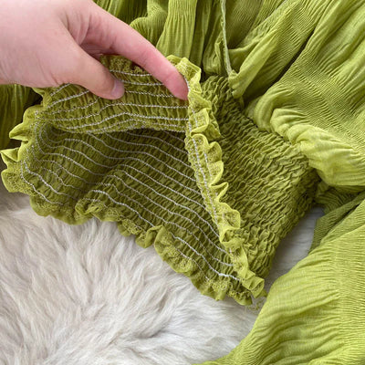 Nahla Sheer Sleeve Blouse – Air light Edition