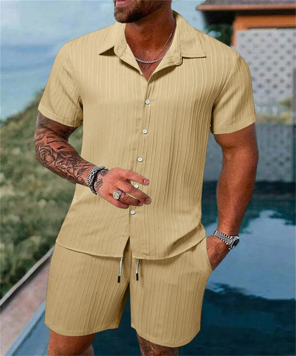 Zayne Coastline Set – Men’s Summer Luxe Two-Piece