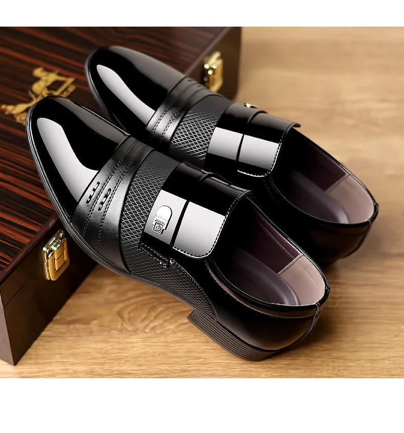 Lucien Patent Oxfords – Pure Gloss, Power Moves