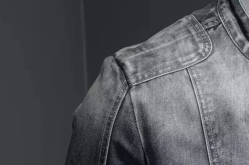 Ryder Retro Lapel Denim Jacket