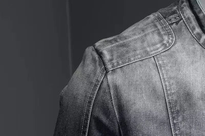 Ryder Retro Lapel Denim Jacket