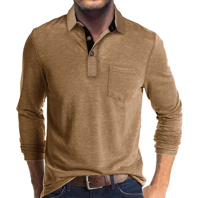 Theo Long Sleeve Polo – Casual Classic