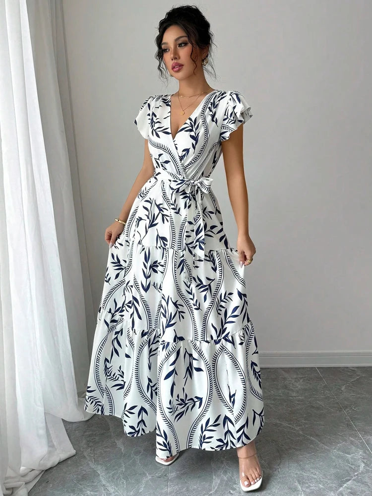 The Sienna Lace-Up Dress