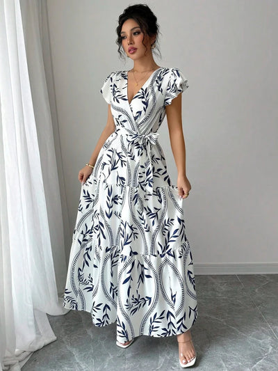 The Sienna Lace-Up Dress
