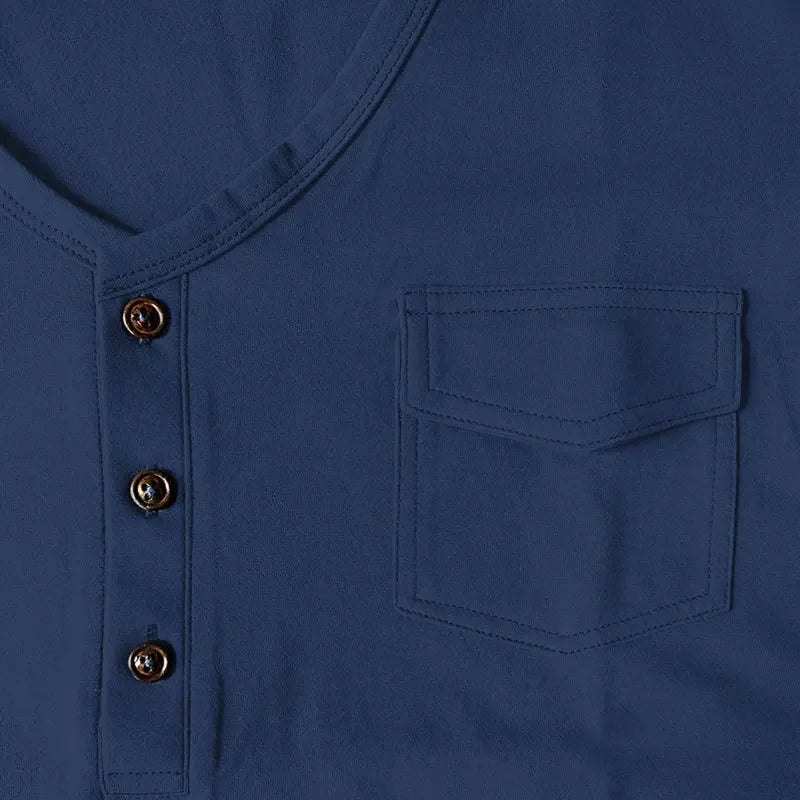 Niko V-Neck Pocket Tee – FlexFit Edition