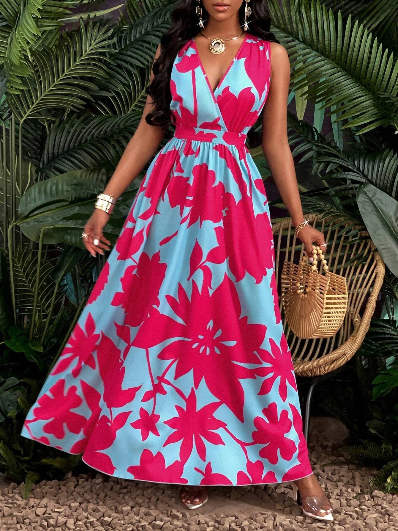 The Vespera Contrast Dress