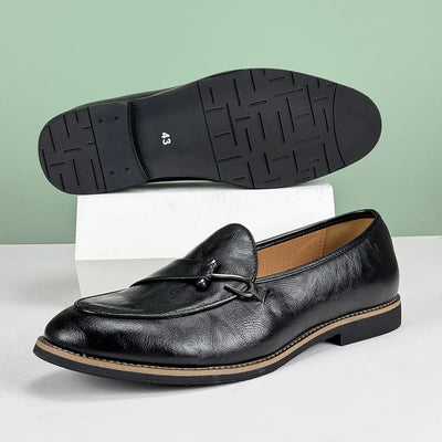 Leon Premium Leather Loafers – Classic Style with Modern Edge