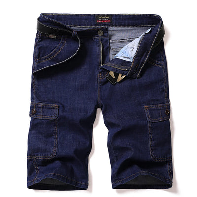 Drift Cargo Shorts – Denim Bermuda Edition