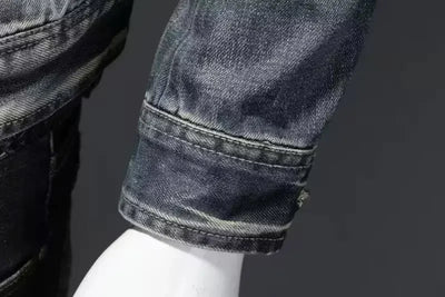 Ryder Retro Lapel Denim Jacket