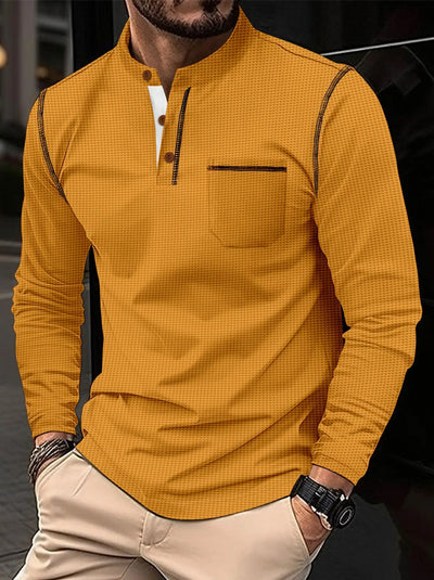 Eron Waffle Henley – Everyday Essential