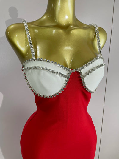 Celestia Maxi Dress – Diamond Backless Edition