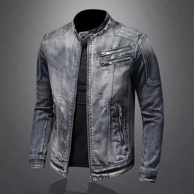 Ryder Retro Lapel Denim Jacket
