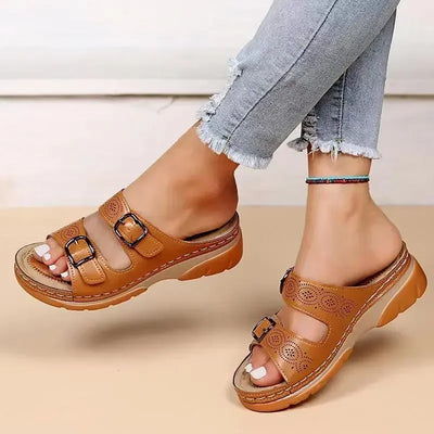 The Aria Wedge Sandals