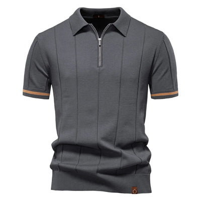Evan Zip Polo – Precision Fit Edition