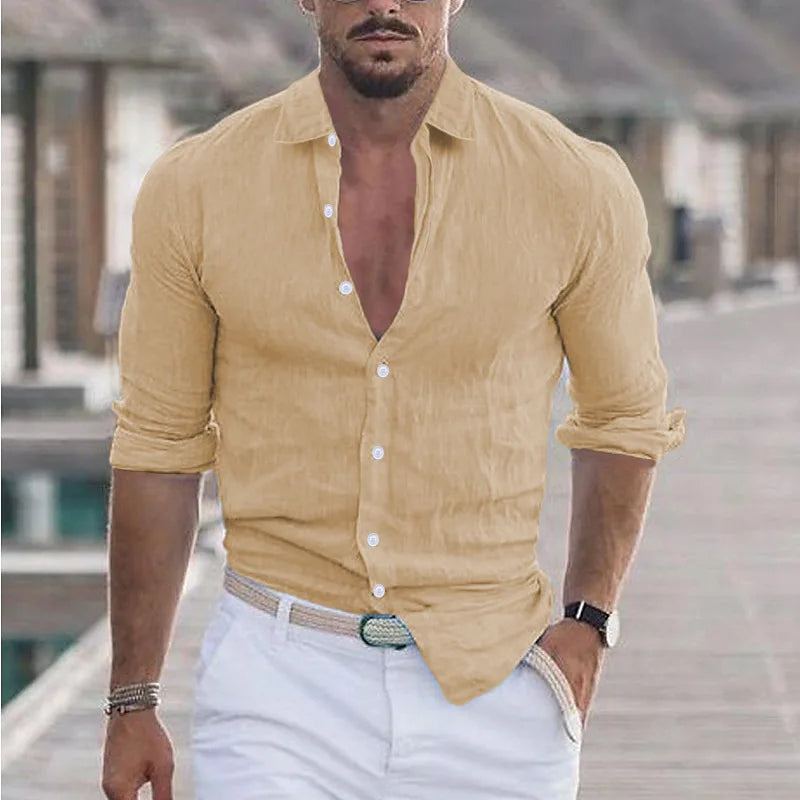 Rafe Cotton-Linen Shirt – Airform Edition