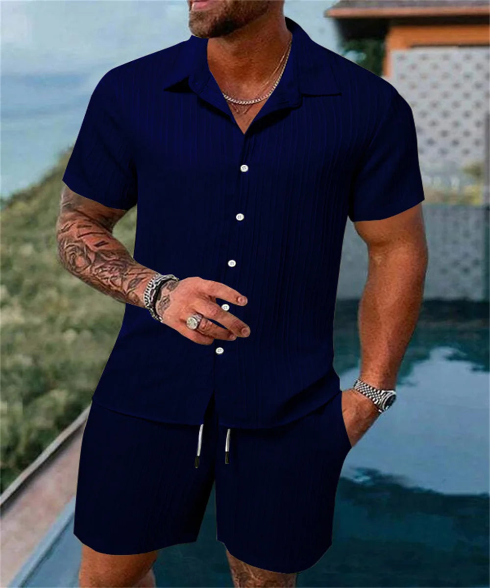 Zayne Coastline Set – Men’s Summer Luxe Two-Piece