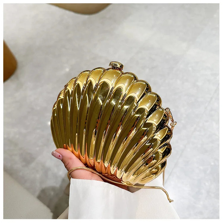 Mia Acrylic Evening Clutch Bag With Strap