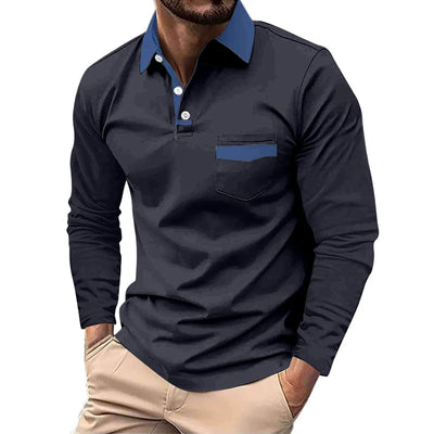 Kael Stitch Polo Shirt – Contrast Pocket Edition