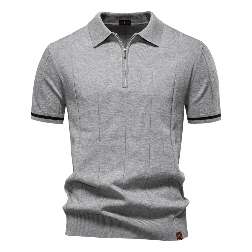 Evan Zip Polo – Precision Fit Edition