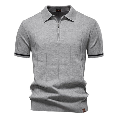 Evan Zip Polo – Precision Fit Edition