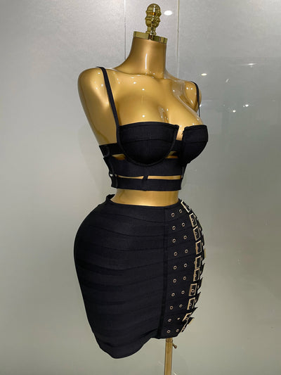 Raya Bandage Set – Top & Pencil Skirt Edition