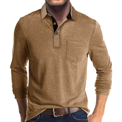 Theo Long Sleeve Polo – Casual Classic