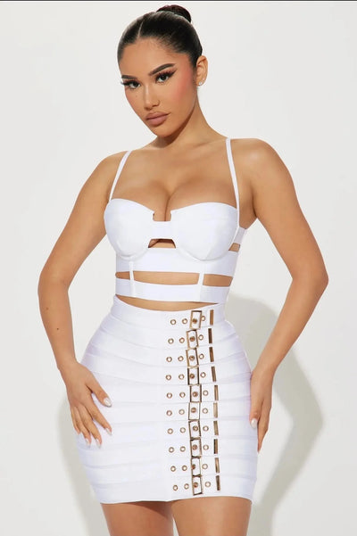 Raya Bandage Set – Top & Pencil Skirt Edition