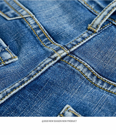 Slate Denim Shorts – Classic Stretch Fit