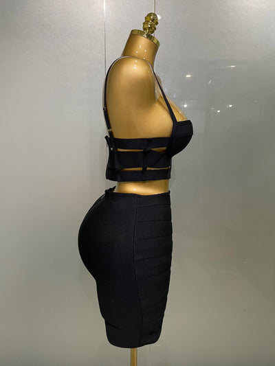 Raya Bandage Set – Top & Pencil Skirt Edition