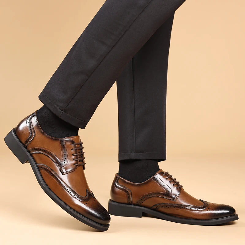 Calix Leather Dress Shoes – Classic Edge, Effortless Authority