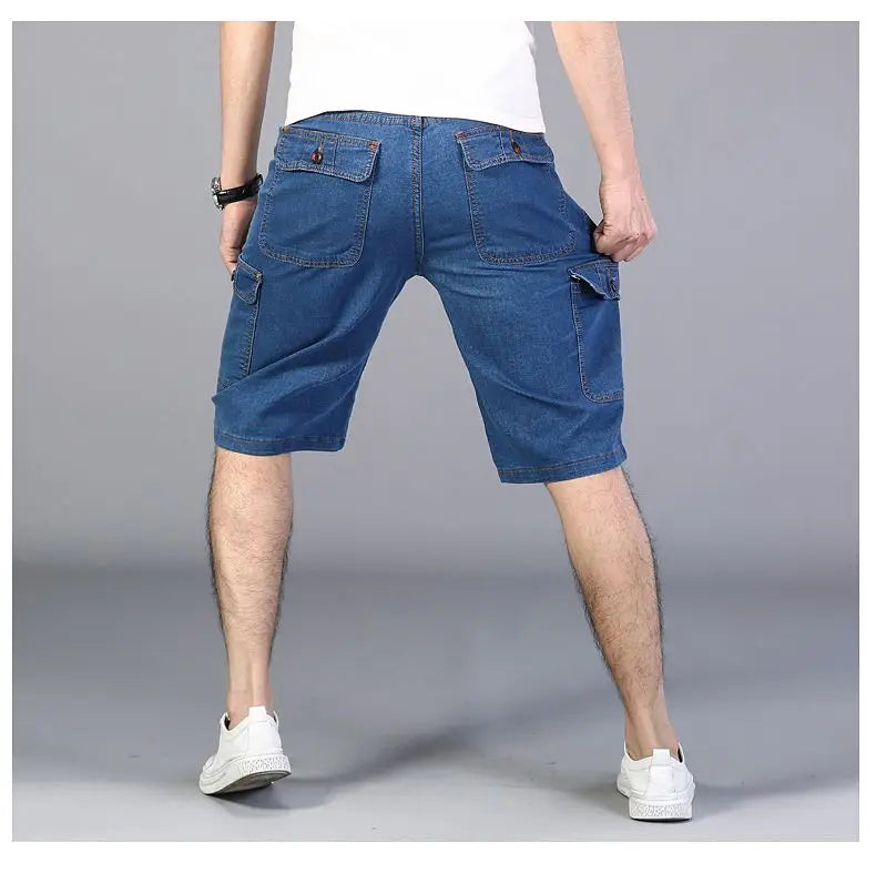 Drift Cargo Shorts – Denim Bermuda Edition