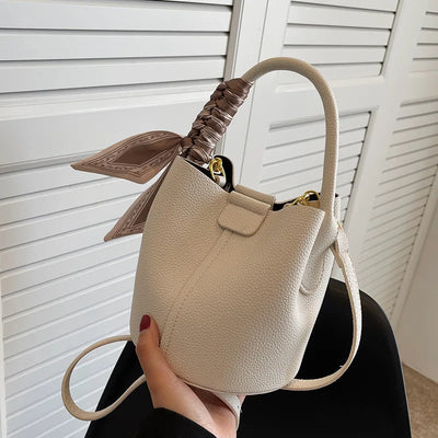 Mara Mini Bucket – Luxe Texture Crossbody